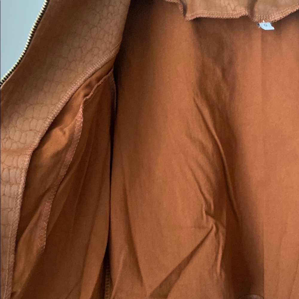 Brown Cropped Jacket - Picture 4 of 5